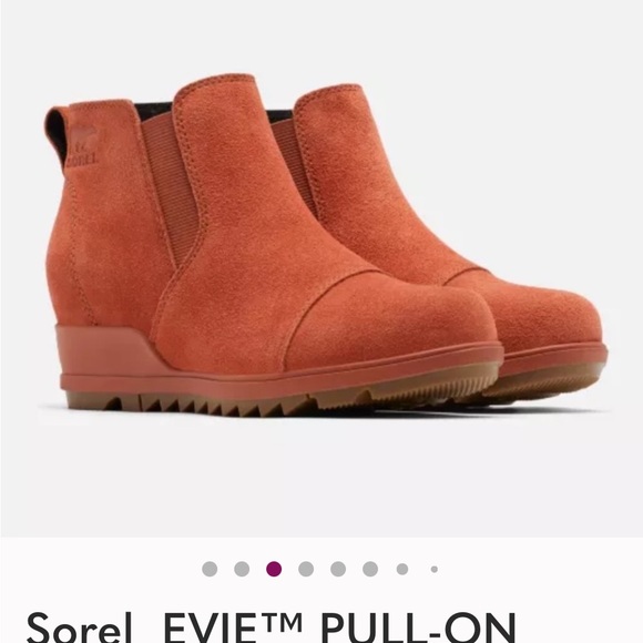 New Sorel  EVIE™ PULL-ON SUEDE BOOTIE size 8 - Picture 3 of 3